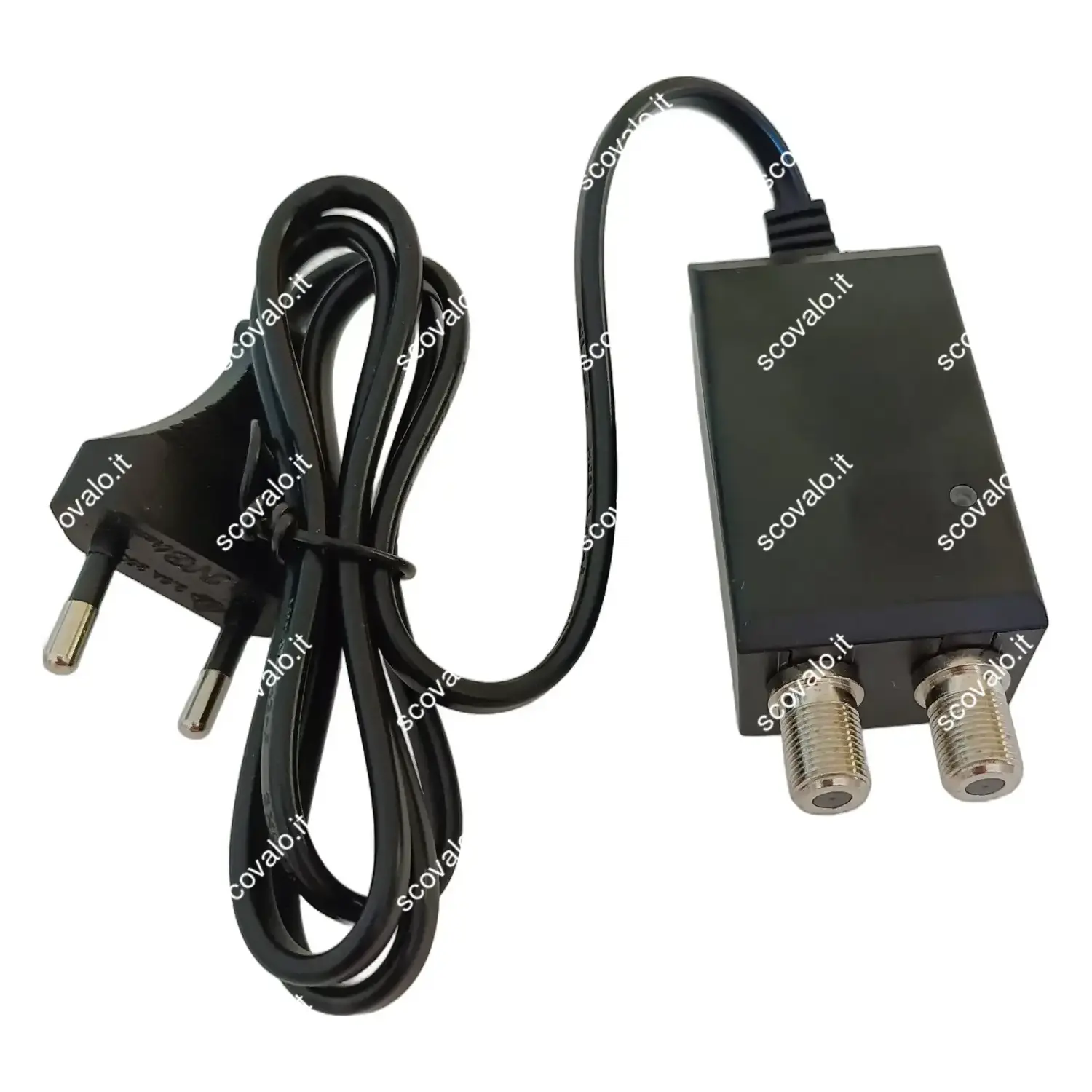 immagine alimentatore per antenna tv amplificatore 450mA mini 1 ingresso 1 uscita