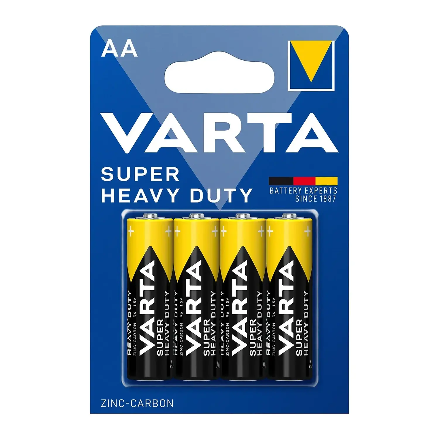 immagine batteria varta zinco carbone superlife pila 48 pezzi stilo aa