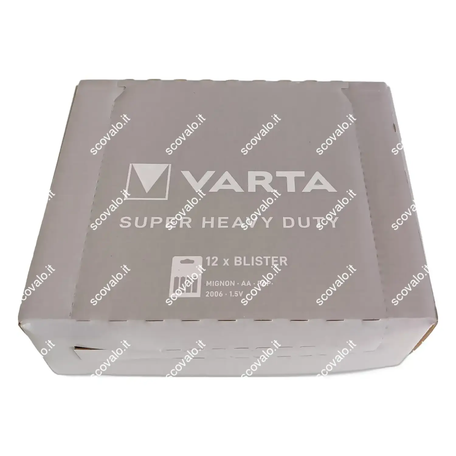 immagine batteria varta zinco carbone superlife pila 48 pezzi stilo aa