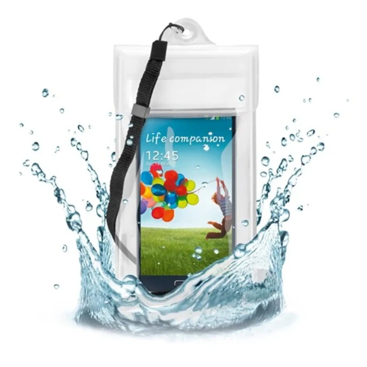 immagine del prodotto borsa da spiaggia per smartphone impermeabile e antisabbia