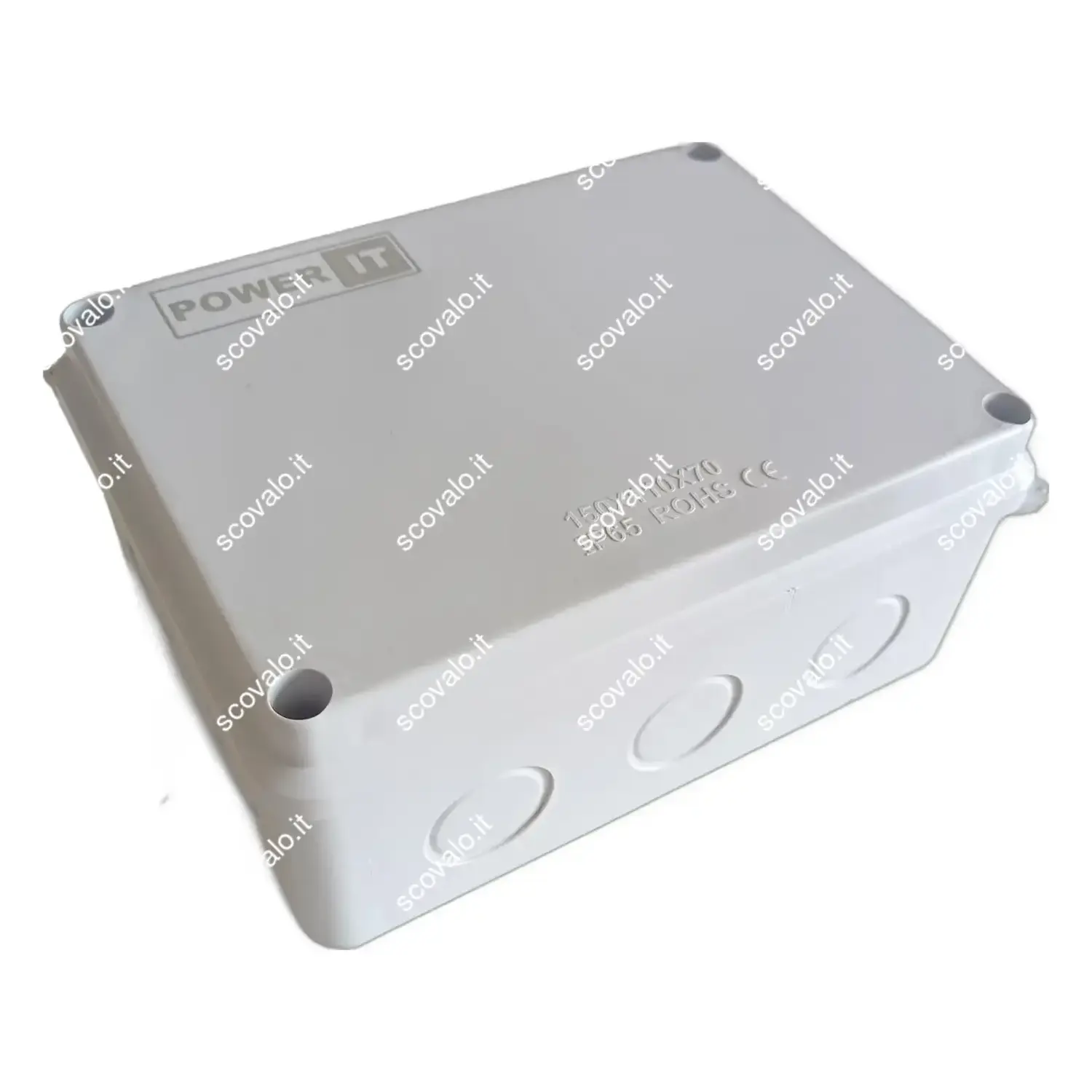 cassetta scatola derivazione elettrica esterno stagna liscia 150x110x70mm  ip65