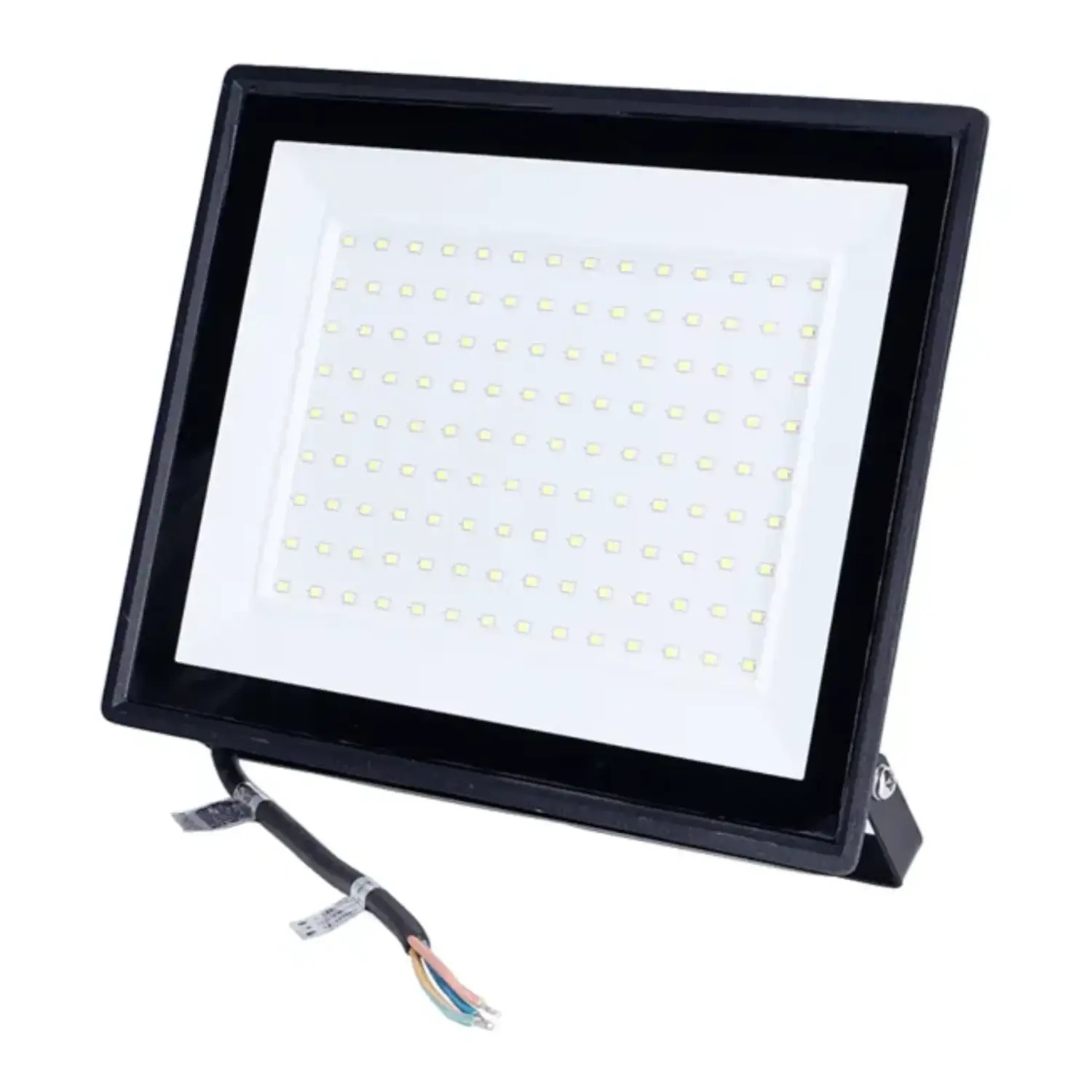 immagine del prodotto faro proiettore esterno led smd ultraluminoso slim ip65 100 watt bianco naturale