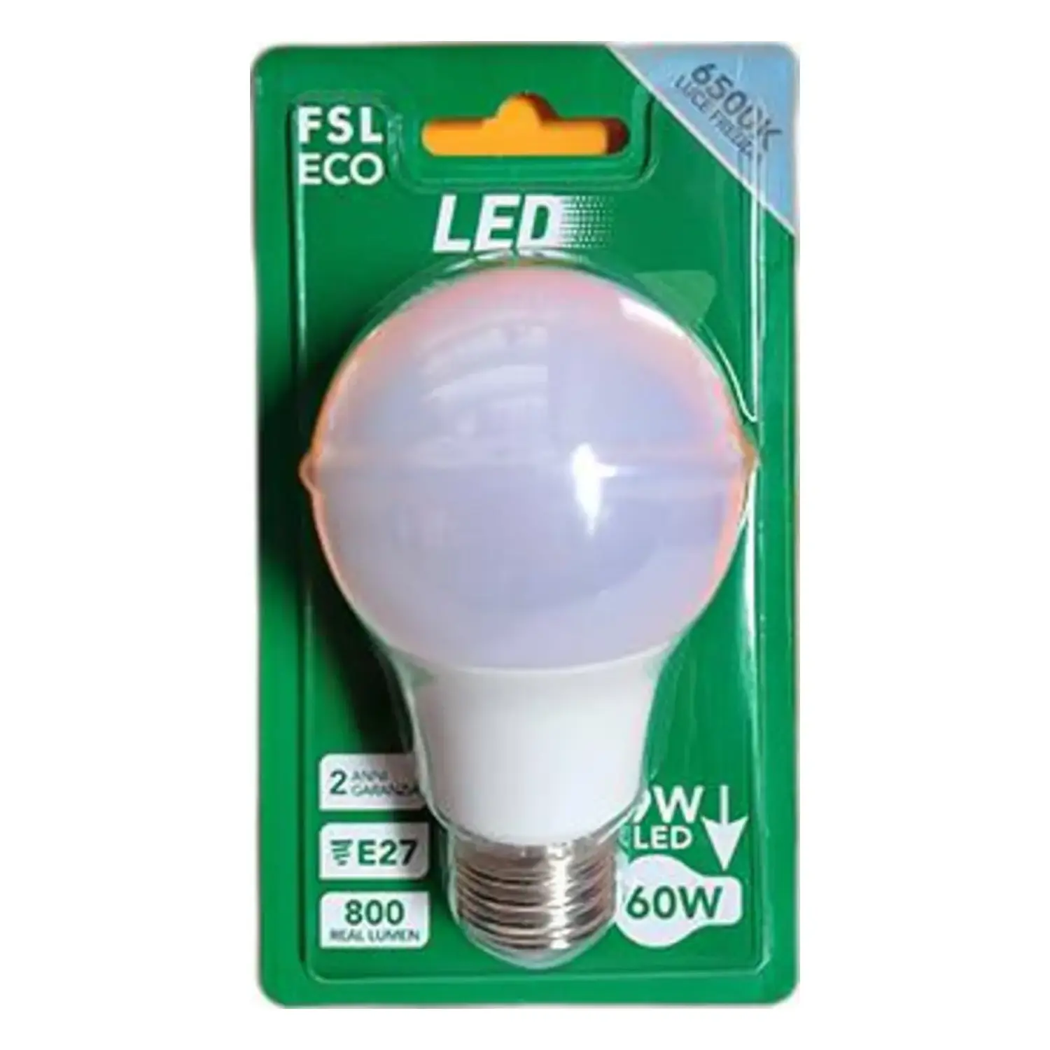 immagine del prodotto lampadina eco led e27 9 watt bianco freddo 10 pezzi