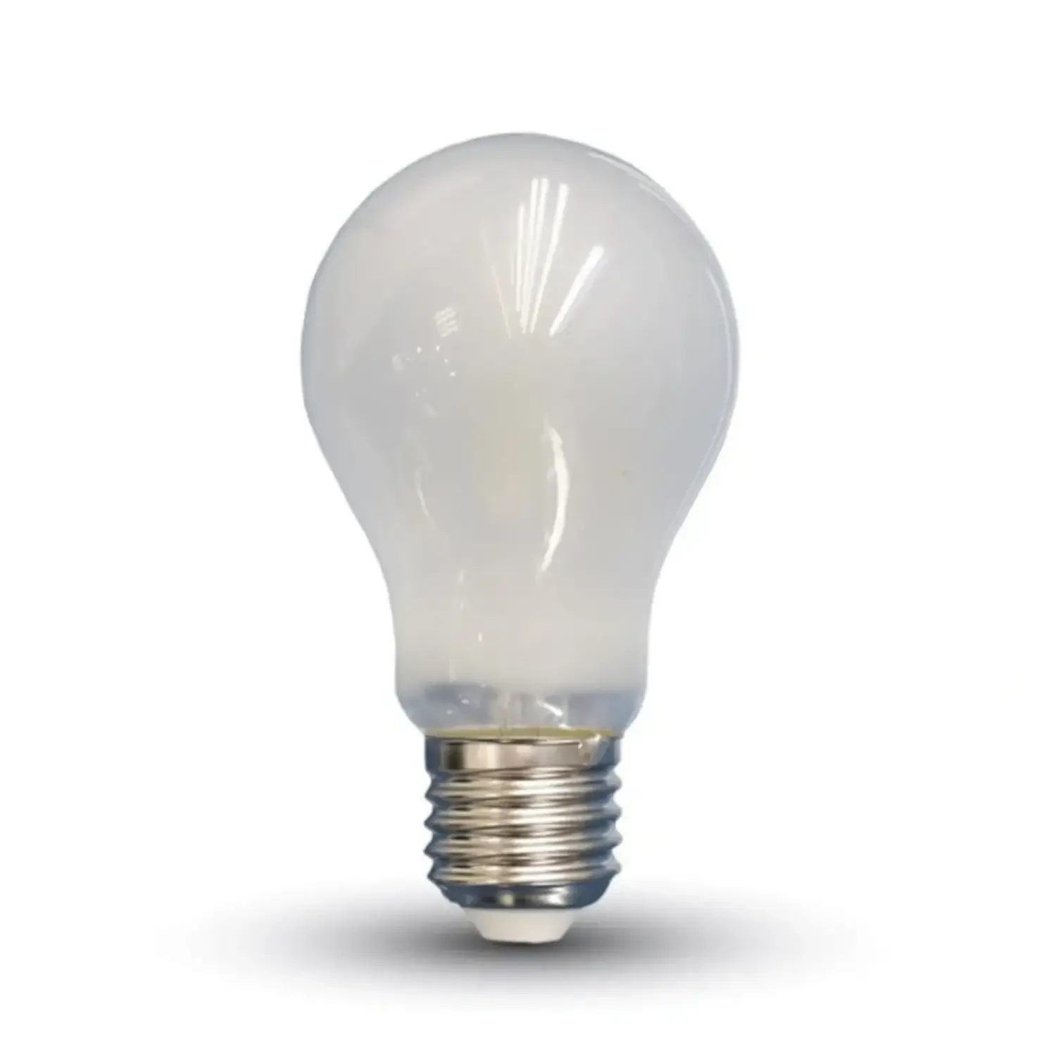 immagine del prodotto lampadina filo led satinata a60 bulbo e27 8 watt bianco naturale