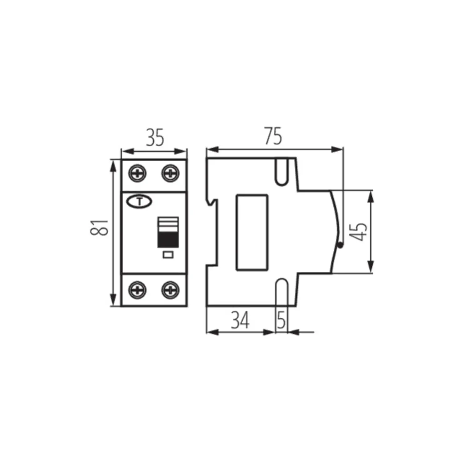 immagine magnetotermico differenziale 30ma 6 ka interruttore salvavita  16a