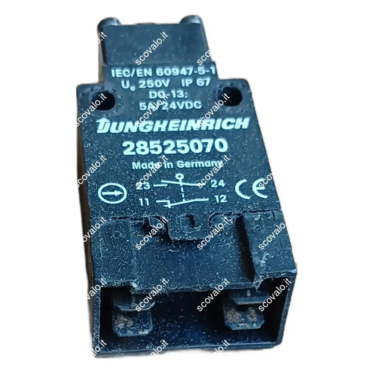 immagine del prodotto micro switch interruttore Jungheinrich rotella 24v 5A 1na 1 nc usato