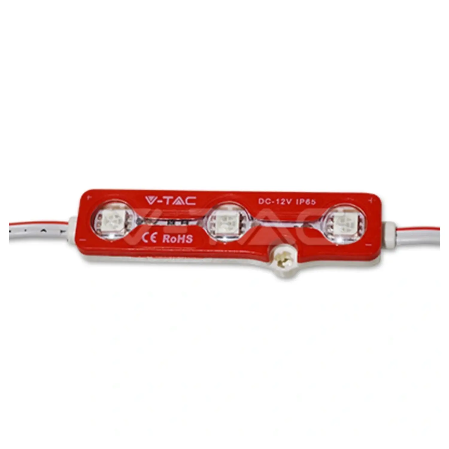 immagine del prodotto modulo led 12 volt per insegne tabelle luminose striscia led 0,72 watt luce rossa
