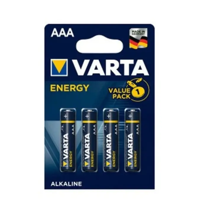 immagine del prodotto batteria alcalina varta energy 4 pezzi ministilo aaa