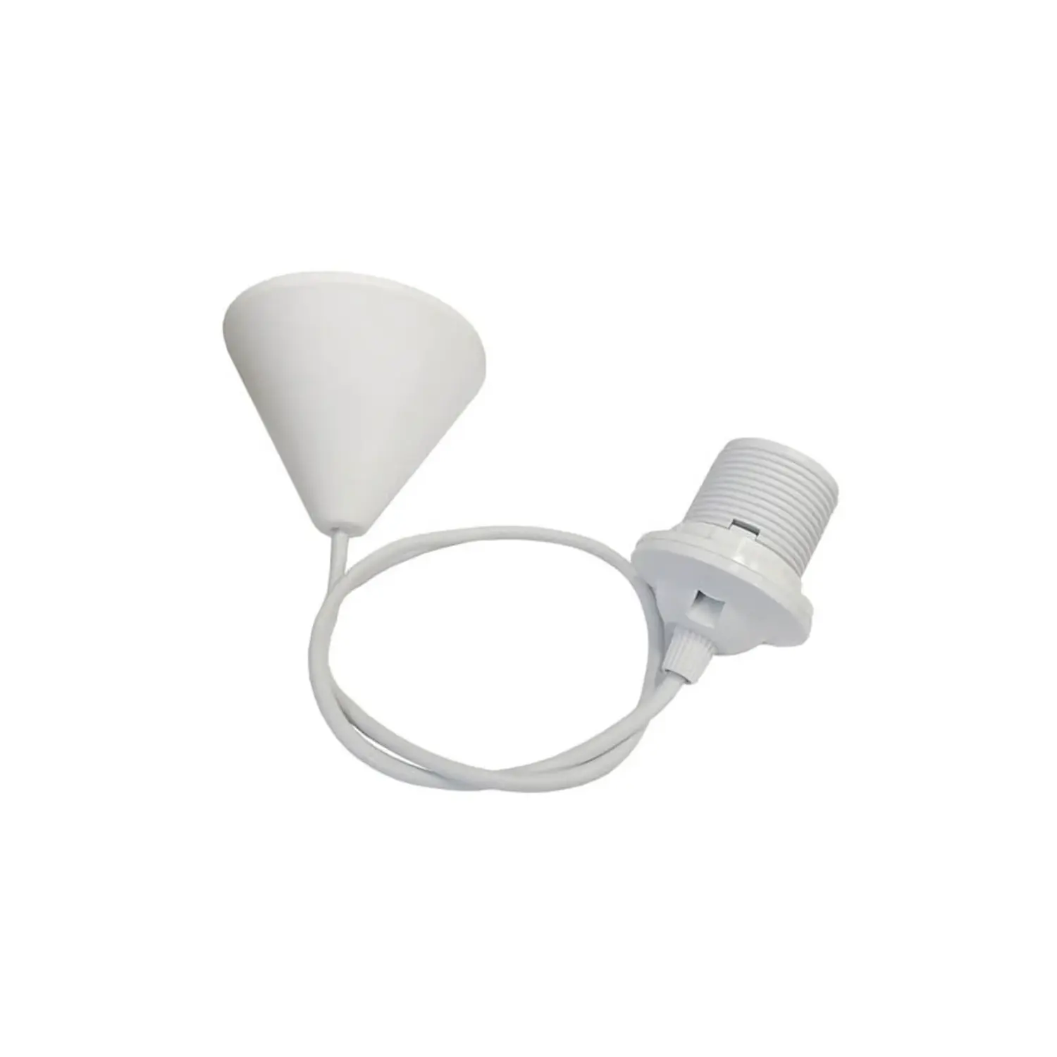 immagine del prodotto portalampada lampadaraio pendente pendel soffitto 50 cm bianco