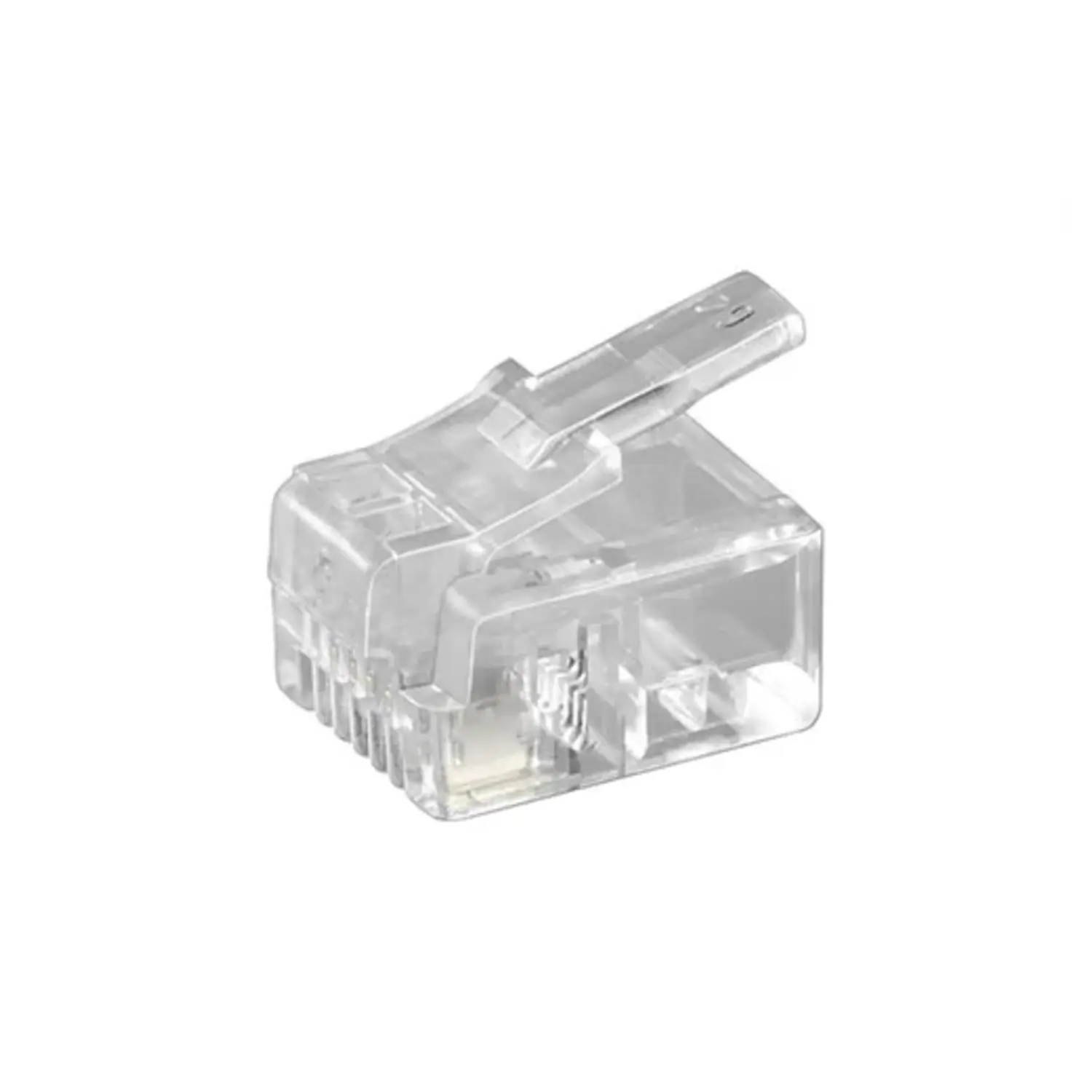 immagine spina connettore plug telefonico per cavo rj11 6p4c 10 pezzi